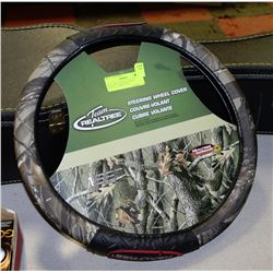 REAL TREE STEERING WHEEL COVER - CAMOUFLAGE