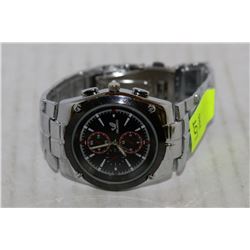 NEW MENS STAINLESS STEEL WATCH