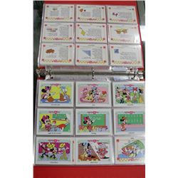 RED BINDER W/117 WALT DISNEY