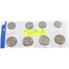 Image 1 : 8 COLLECTIBLE U.S. COINS - FOUR 1 DOLLAR