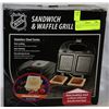 Image 1 : NHL OILER'S LOGO SANDWICH AND WAFFLE