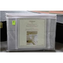 100% EGYPTIAN COTTON QUEEN FLAT SHEET