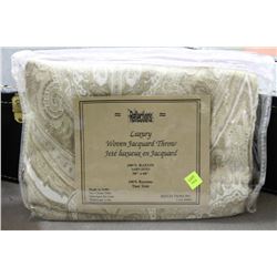 LUXURY WOVEN JACQUARD THROW BLANKET