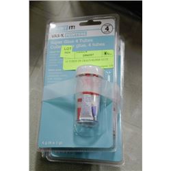 16 TUBES OF CRAZY/SUPER GLUE