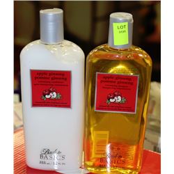 PAIR OF APPLE GINSENG SHAMPOO AND CONDITIONER