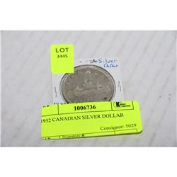 1952 CANADIAN SILVER DOLLAR