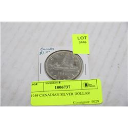 1959 CANADIAN SILVER DOLLAR