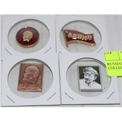 RUSSIAN COMMUNIST COLD WAR COLLECTIBLE PINS