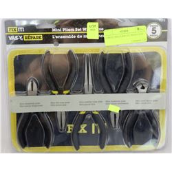 5-PIECE MINI PLIER SET WITH CASE
