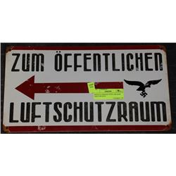 REPLICA GERMAN WWII AIR RAID SHELTER SIGN