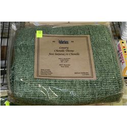 LUXURY CHENILLE THROW BLANKET