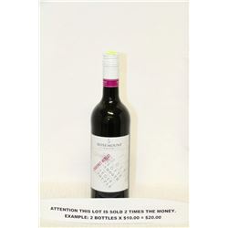 2 BOTTLES OF ROSEMOUNT ESTATE CABERNET MERLOT X2