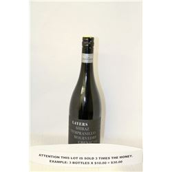 3 BOTTLES OF PETER LEHMANN LAYERS RED WNE X3