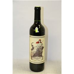 BOTTLE OF CHARIOT GYPSY CALIFORNIA RED WINE