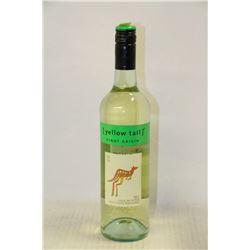BOTTLE OF YELLOW TAIL PINOT GRIGIO
