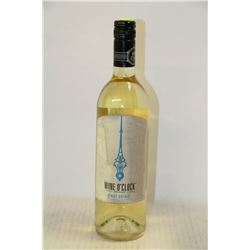 BOTTLE OF ITS WINE OCLOCK SOMEWHERE PINOT