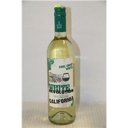 BOTTLE OF WHITE REVOLUTION CALIFORNIA WHITE WINE