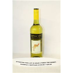 2 BOTTLES OF YELLOW TAIL CHARDONNAY X2