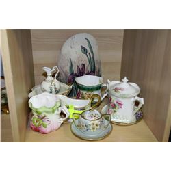 ASSORTED ESTATE CHINA W/ DECORATION