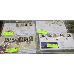 U.K. FIRST DAY COVERS 1990-95-96-97 X4