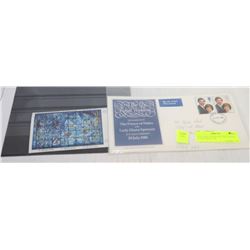 FIRST DAY COVER OF LADY DIANA & THE PRINCE OF