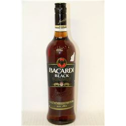 BOTTLE OF BACARDI BLACK RUM