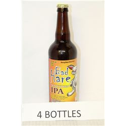4 BOTTLES OF BAD HARE TRADITIONAL IPA