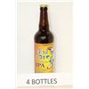 Image 1 : 4 BOTTLES OF BAD HARE TRADITIONAL IPA