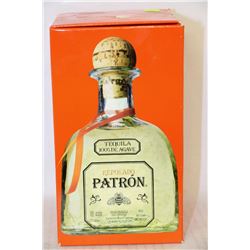 750 ML BOTTLE OF PATRON TEQUILLA