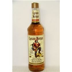 750ML BOTTLE OF CAPTAIN MORGAN SPICED RUM