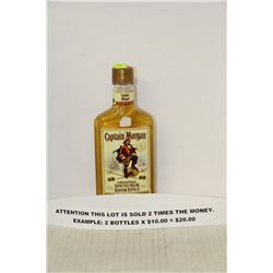 375ML BOTTLE OF CAPTAIN MORGAN SPICED RUM X2