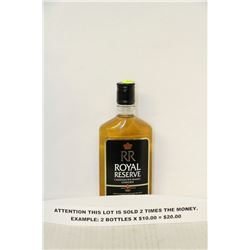 BOTTLE OF ROYAL RESERVE CANADIAN WHISKY X2