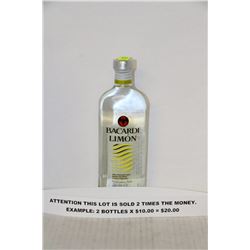 BOTTLE OF BACARDI LIMON  RUM X2