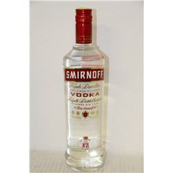 BOTTLE OF SMIRNOFF TRIPPLE DISTILED VODKA