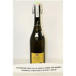 BOTTLE OF VILLA TERESA PROSECCO ORGANIC WINE X2