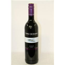 750ML BOTTLE OF 2 OCEANS SHIRAZ VINTAGE