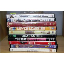 BUNDLE OF 10 ASORTED DVD'S