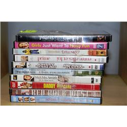 BUNDLE OF 10 ASORTED DVD'S