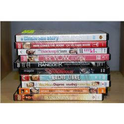 BUNDLE OF 10 ASORTED DVD'S