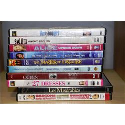 BUNDLE OF 10 ASORTED DVD'S
