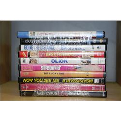 BUNDLE OF 10 ASORTED DVD'S