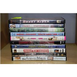 BUNDLE OF 10 ASORTED DVD'S