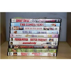 BUNDLE OF 10 ASORTED DVD'S