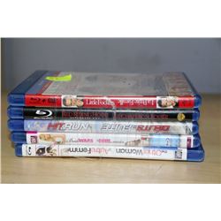 BUNDLE OF 5 BLUERAY DVD'S