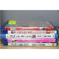 BUNDLE OF 5 BLUERAY DVD'S
