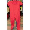 Image 1 : 4 PAIRS OF RED COVERALLS SIZE XL