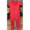 Image 1 : 4 PAIRS OF RED COVERALLS SIZE XL