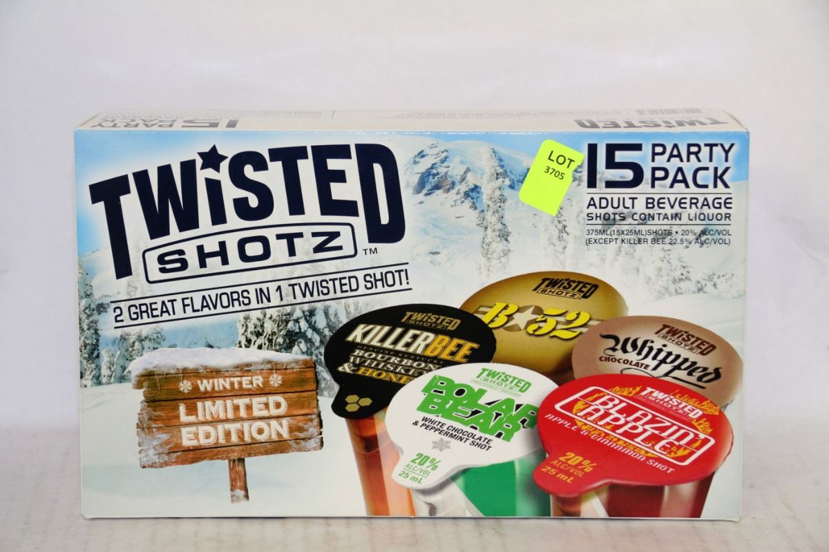 15 PACK OF TWISTED SHOTZ