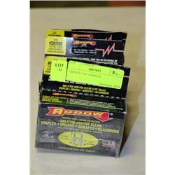 5 BOXES 5/16" STAPLES