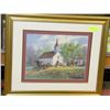 Image 1 : CHURCH IN THE WILDWOOD FRAMED PICTURE